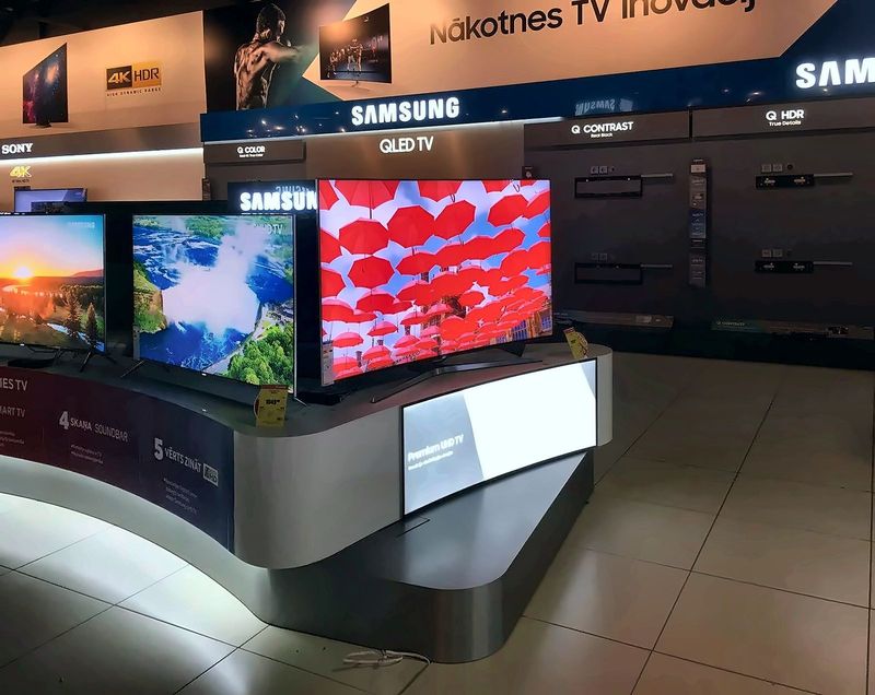 Izliekta Samsung TV sala