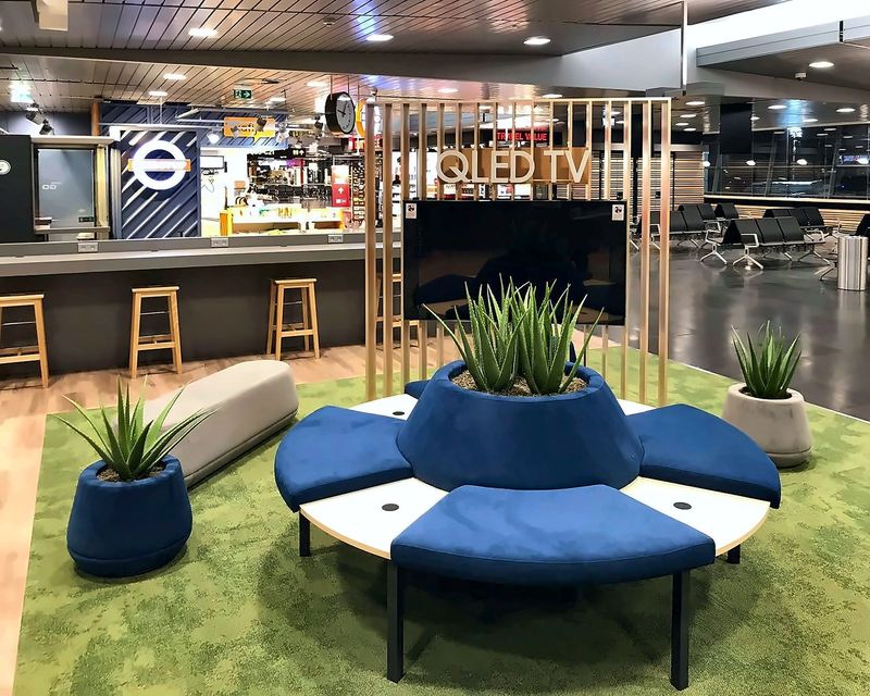 Samsung atpūtas zona lidostā